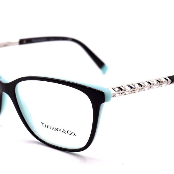 NEW TIFFANY&CO TF2215B 8055 BLACK ON TIFFANY BLUE EYEGLASSES FRAME - Picture 15 of 15